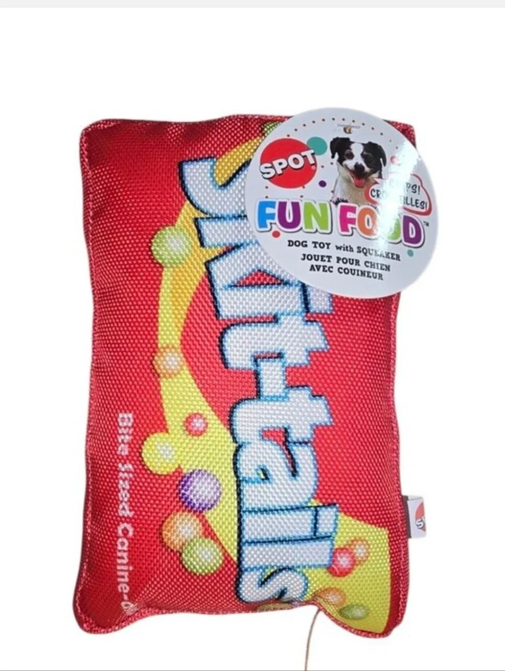 Red Plush Small Pet Toy - Fun Food Design